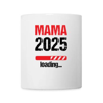 Maman 2025 Cadeau Femmes Dames Mère Enceinte - Mug blanc - blanc - Devant