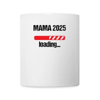 Maman 2025 Cadeau Femmes Dames Mère Enceinte - Mug blanc - blanc - Devant