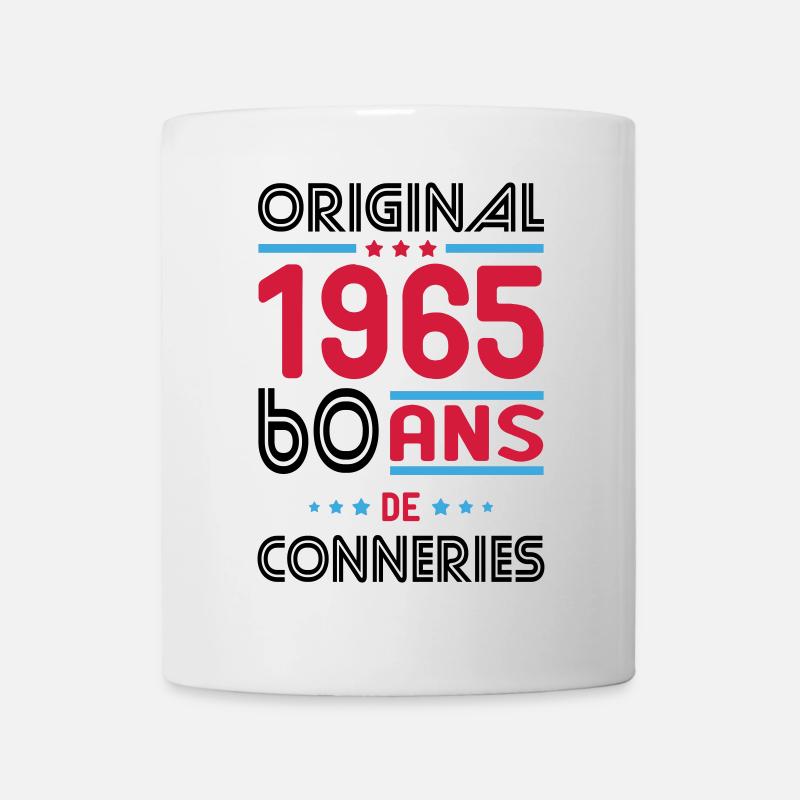 60. Geburtstag - Original 1965 - - Tasse - Weiß