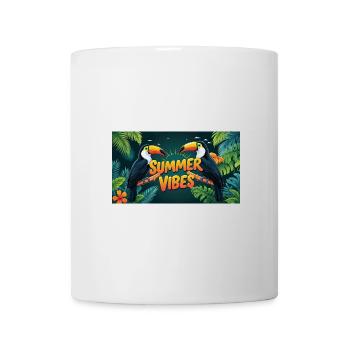 Toucan Summer Vibes - Mug blanc - blanc - Devant