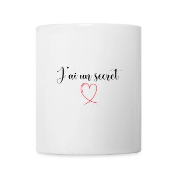 Ankündigung der Schwangerschaft Ich werde groß sein - Tasse - Weiß - Vorne