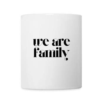 Nous sommes une famille - Mug blanc - blanc - Devant