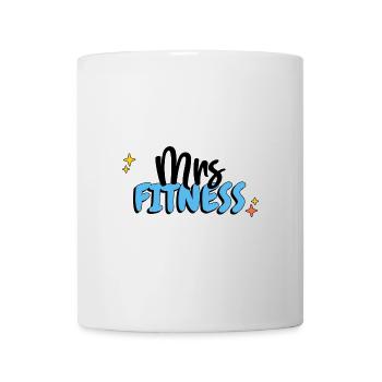 Mme Fitness - Mug blanc - blanc - Devant