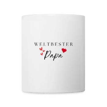 weltbester Papa - Tasse - Weiß - Vorne