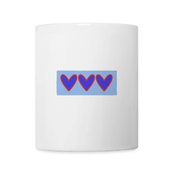 HEART. HEARTS. VALENTINE'S DAY. LOVE. LOVE. COUPLE. - Mug - white - Front