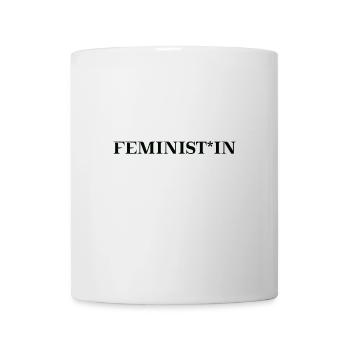 Feminst*in Geschenkidee pro gendern - Tasse - Weiß - Vorne