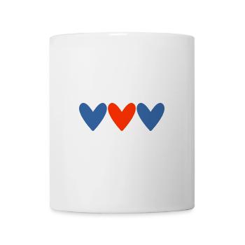 HEART. HEARTS. VALENTINE'S DAY. LOVE. LOVE. COUPLE. - Mug - white - Front