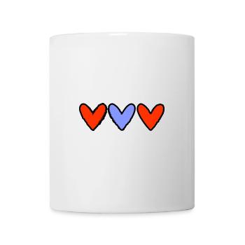 GERADE VERHEIRATET. Junggesellinnenabschied. VALENTINSTAG. PAAR - Tasse - Weiß - Vorne