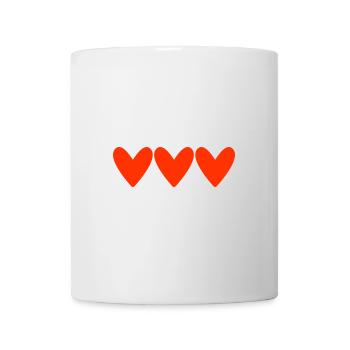 HERZ. VIELEN DANK. GELIEBTE. MEISTER. DANKE HERRIN. - Tasse - Weiß - Vorne