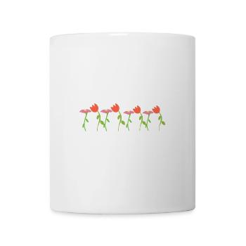 Flower Symbol Blossom Eight Flowers Shape - Mug - white - Front