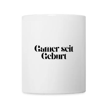 Gamer seit Geburt - Tasse - Weiß - Vorne