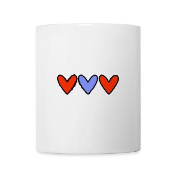 MERCI. MAÎTRESSE. MAÎTRE. MERCI MAÎTRESSE - Mug blanc - blanc - Devant