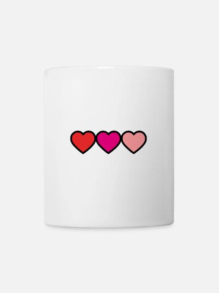 MERCI. MAÎTRESSE. MAÎTRE. COEUR. MERCI MAÎTRESSE. - Mug blanc - blanc