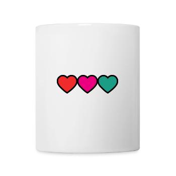 VIELEN DANK. GELIEBTE. MEISTER. HERZ. DANKE HERRIN. - Tasse - Weiß - Vorne