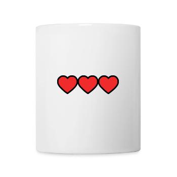 VIELEN DANK. GELIEBTE. HERZ. MEISTER. DANKE HERRIN. - Tasse - Weiß - Vorne