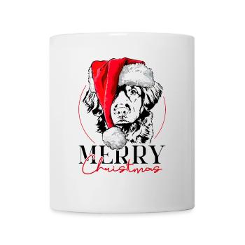 RETRIEVER DE PÉAGE DE CANARD DE LA NOUVELLE-ÉCOSSE Joyeux Noël - Mug blanc - blanc - Devant