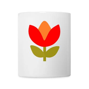 70s Flower Pattern - Mug - white - Front