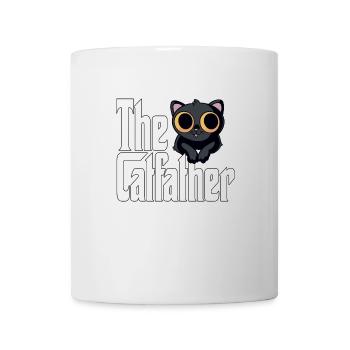 Cat Dad The Catfather Crazy Cat Father Kitty Daddy - Mug - white - Front