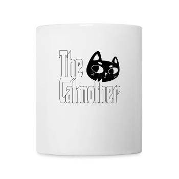Maman chat La mère chat folle Chat Mère Kitty Maman - Mug blanc - blanc - Devant