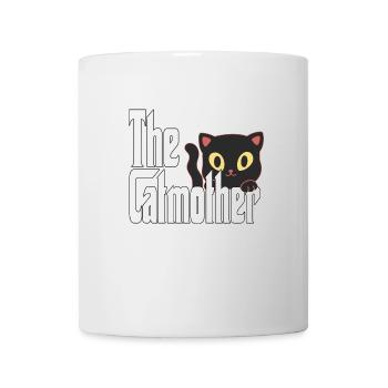 Maman chat La mère chat folle Chat Mère Kitty Maman - Mug blanc - blanc - Devant
