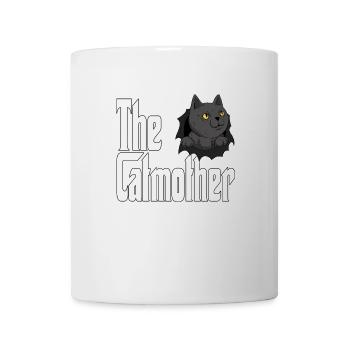 Maman chat La mère chat folle Chat Mère Kitty Maman - Mug blanc - blanc - Devant