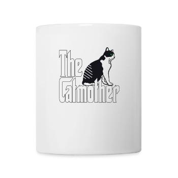 Maman chat La mère chat folle Chat Mère Kitty Maman - Mug blanc - blanc - Devant