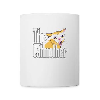 Maman chat La mère chat folle Chat Mère Kitty Maman - Mug blanc - blanc - Devant