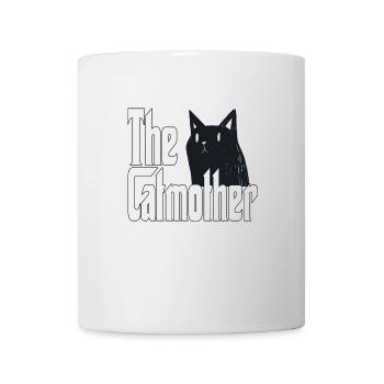 Maman chat La mère chat folle Chat Mère Kitty Maman - Mug blanc - blanc - Devant