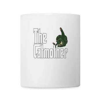 Maman chat La mère chat folle Chat Mère Kitty Maman - Mug blanc - blanc - Devant