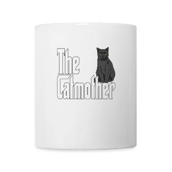 Maman chat La mère chat folle Chat Mère Kitty Maman - Mug blanc - blanc - Devant