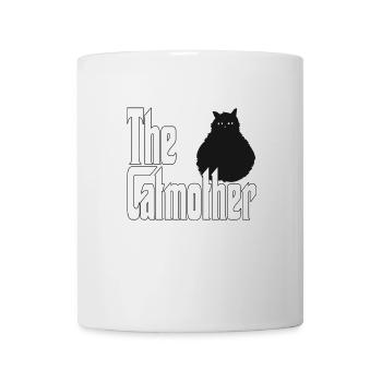 Maman chat La mère chat folle Chat Mère Kitty Maman - Mug blanc - blanc - Devant
