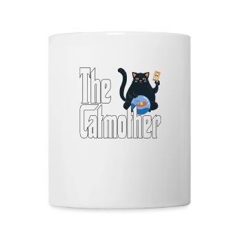 Maman chat La mère chat folle Chat Mère Kitty Maman - Mug blanc - blanc - Devant