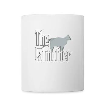 Maman chat La mère chat folle Chat Mère Kitty Maman - Mug blanc - blanc - Devant