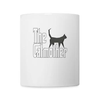 Maman chat La mère chat folle Chat Mère Kitty Maman - Mug blanc - blanc - Devant