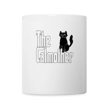 Maman chat La mère chat folle Chat Mère Kitty Maman - Mug blanc - blanc - Devant