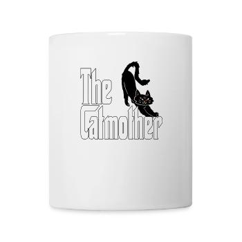Maman chat La mère chat folle Chat Mère Kitty Maman - Mug blanc - blanc - Devant