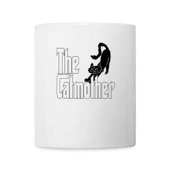 Maman chat La mère chat folle Chat Mère Kitty Maman - Mug blanc - blanc - Devant