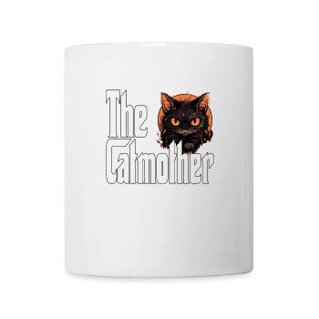 Maman chat La mère chat folle Chat Mère Kitty Maman - Mug blanc - blanc - Devant
