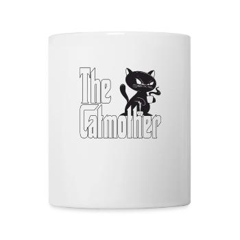 Maman chat La mère chat folle Chat Mère Kitty Maman - Mug blanc - blanc - Devant