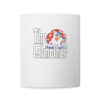 Maman chat La mère chat folle Chat Mère Kitty Maman - Mug blanc - blanc - Devant