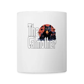 Maman chat La mère chat folle Chat Mère Kitty Maman - Mug blanc - blanc - Devant