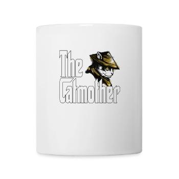 Maman chat La mère chat folle Chat Mère Kitty Maman - Mug blanc - blanc - Devant