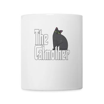 Maman chat La mère chat folle Chat Mère Kitty Maman - Mug blanc - blanc - Devant