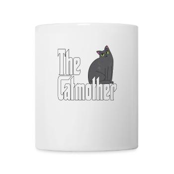 Maman chat La mère chat folle Chat Mère Kitty Maman - Mug blanc - blanc - Devant
