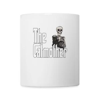 Maman chat La mère chat folle Chat Mère Kitty Maman - Mug blanc - blanc - Devant