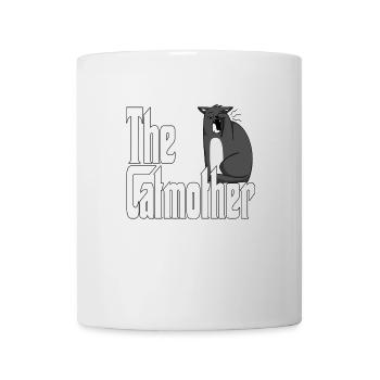 Maman chat La mère chat folle Chat Mère Kitty Maman - Mug blanc - blanc - Devant