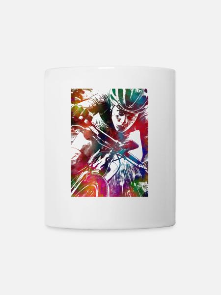 Radfahren #cycling #sport #bike - Tasse - Weiß