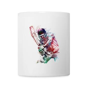 Cricket-Sportkunst #cricket - Tasse - Weiß - Vorne