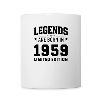 Legends Are Born In 1959 Limited Edition - Mug - white - Front