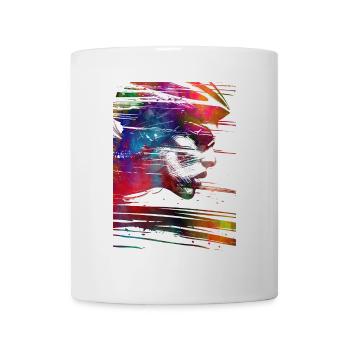 Sport cycling art - Mug - white - Front